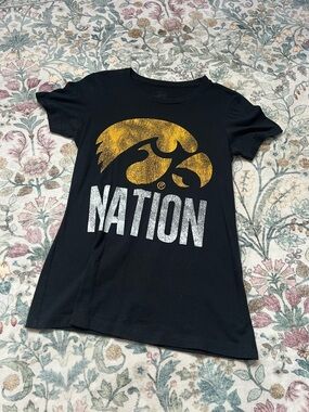 Iowa Hawkeyes Nation Short Sleeve Tee - Black/Gold